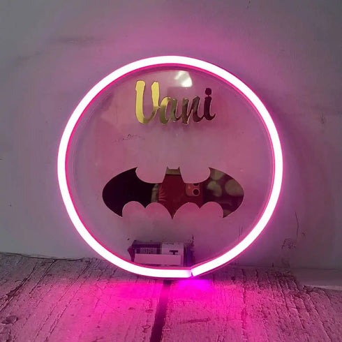 Personalised Acrylic Neon Name Plates for Kids